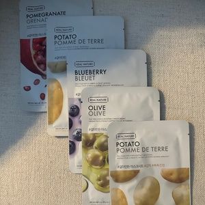 Real nature face mask set of 5
